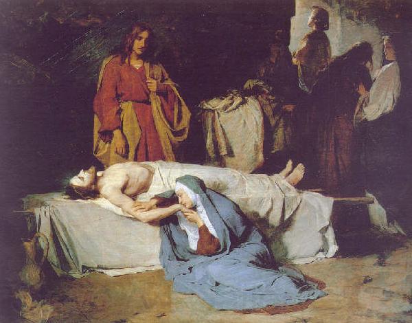 Antonio Ciseri Pieta. Attributed To Antonio Ciseri